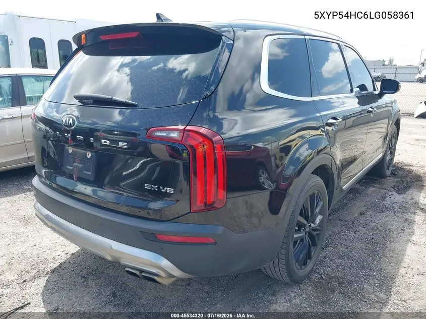 2020 Kia Telluride Sx VIN: 5XYP54HC6LG058361 Lot: 45534320