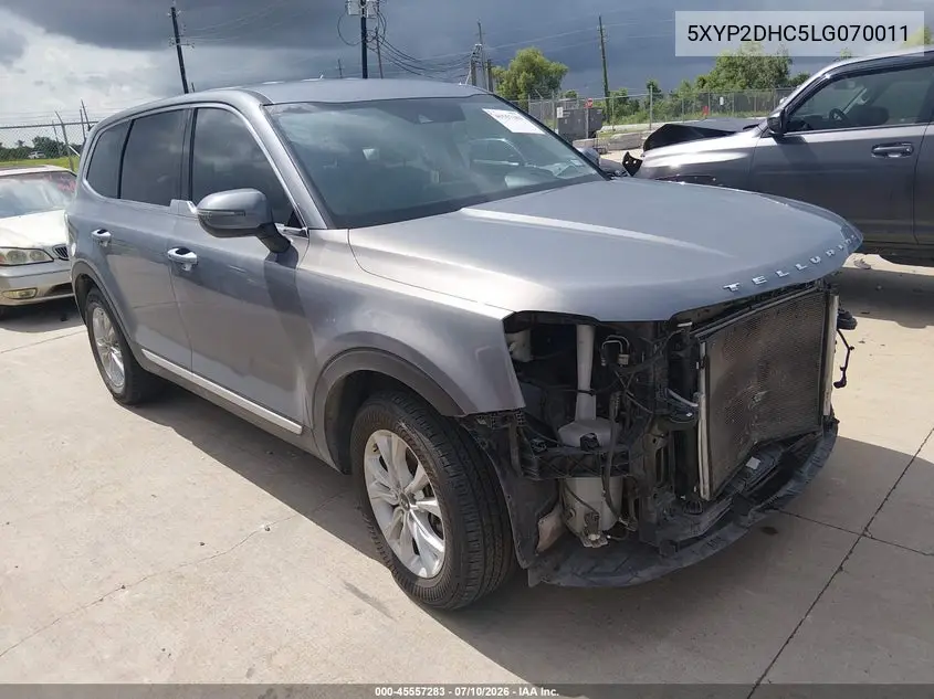 2020 Kia Telluride Lx VIN: 5XYP2DHC5LG070011 Lot: 45557283