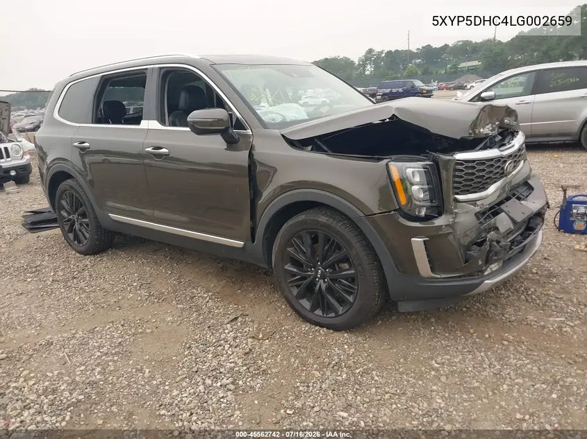 2020 Kia Telluride Sx VIN: 5XYP5DHC4LG002659 Lot: 45562742