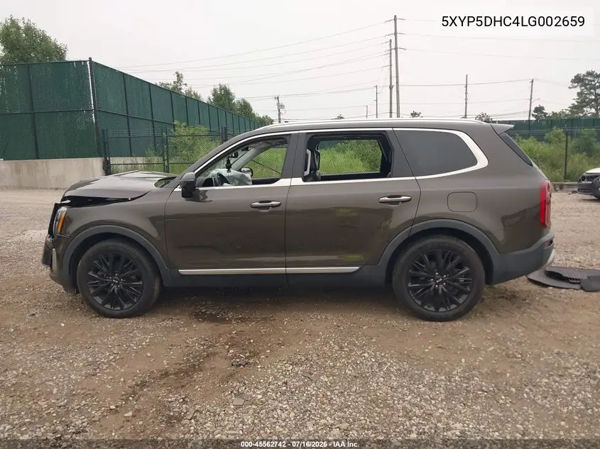 2020 Kia Telluride Sx VIN: 5XYP5DHC4LG002659 Lot: 45562742