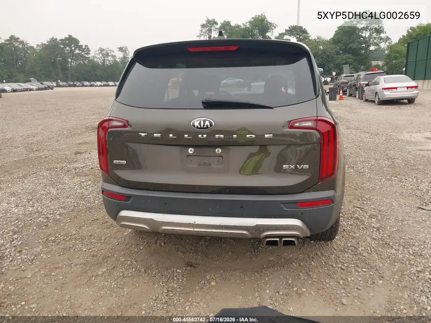 2020 Kia Telluride Sx VIN: 5XYP5DHC4LG002659 Lot: 45562742