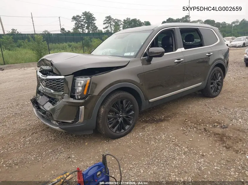 2020 Kia Telluride Sx VIN: 5XYP5DHC4LG002659 Lot: 45562742