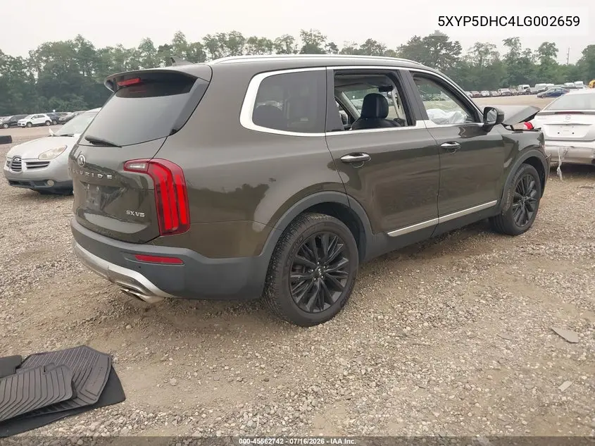 2020 Kia Telluride Sx VIN: 5XYP5DHC4LG002659 Lot: 45562742