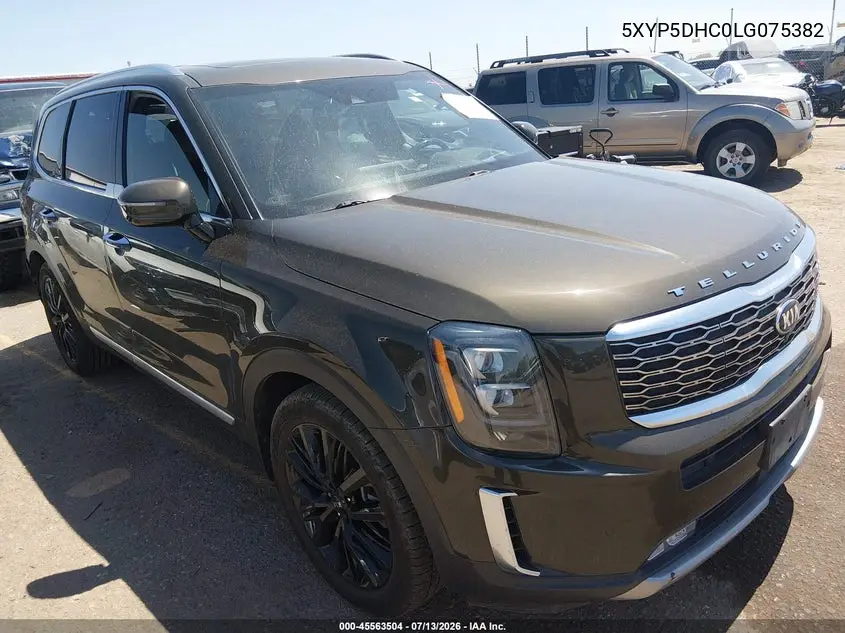 2020 Kia Telluride Sx VIN: 5XYP5DHC0LG075382 Lot: 45563504