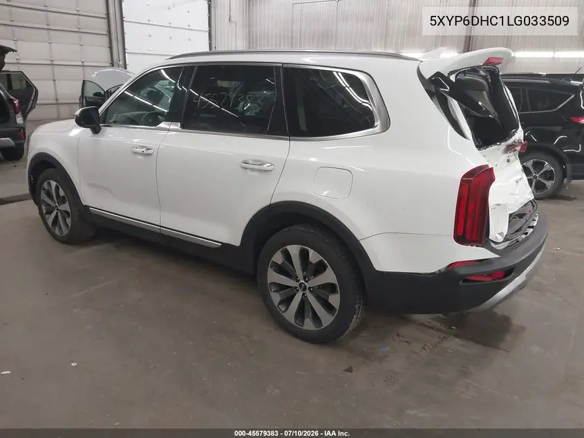 2020 Kia Telluride S VIN: 5XYP6DHC1LG033509 Lot: 45579383