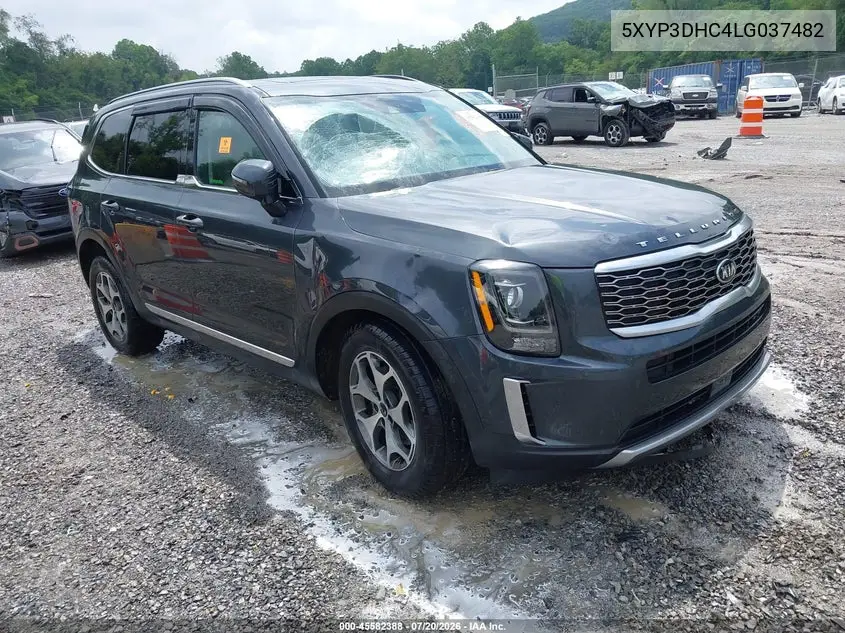 2020 Kia Telluride Ex VIN: 5XYP3DHC4LG037482 Lot: 45582388