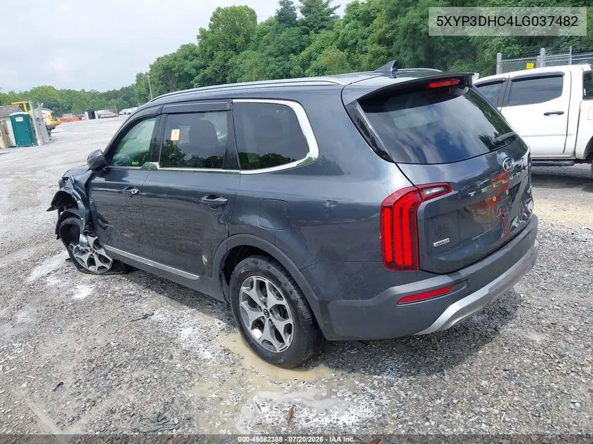 2020 Kia Telluride Ex VIN: 5XYP3DHC4LG037482 Lot: 45582388
