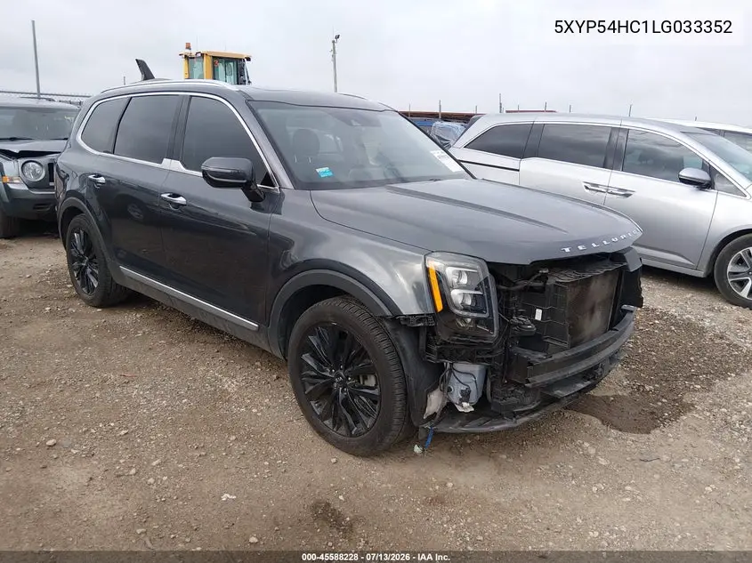 2020 Kia Telluride Sx VIN: 5XYP54HC1LG033352 Lot: 45588228