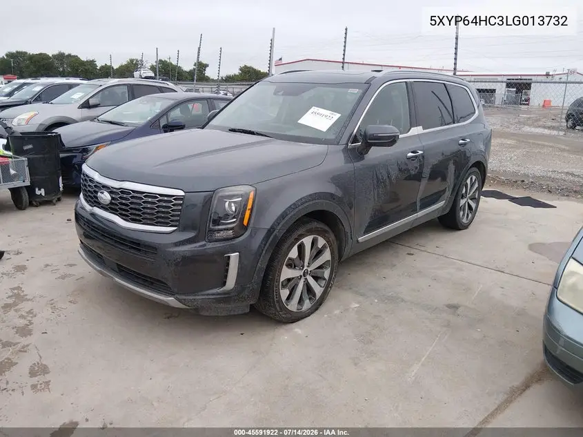 2020 Kia Telluride S VIN: 5XYP64HC3LG013732 Lot: 45591922