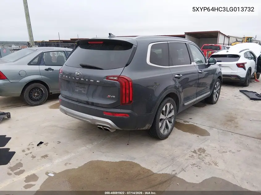 2020 Kia Telluride S VIN: 5XYP64HC3LG013732 Lot: 45591922