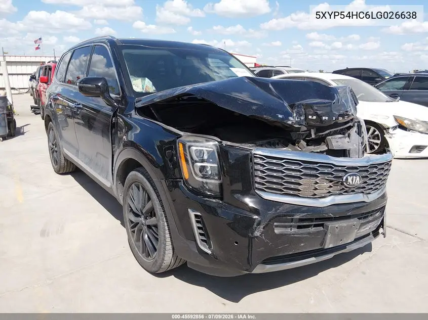 2020 Kia Telluride Sx VIN: 5XYP54HC6LG026638 Lot: 45592856