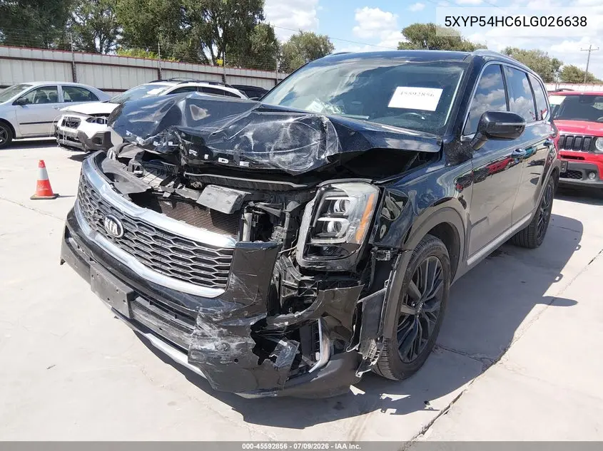 2020 Kia Telluride Sx VIN: 5XYP54HC6LG026638 Lot: 45592856