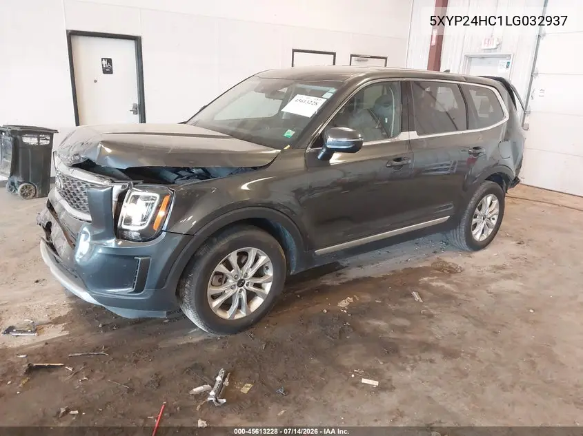 2020 Kia Telluride Lx VIN: 5XYP24HC1LG032937 Lot: 45613228