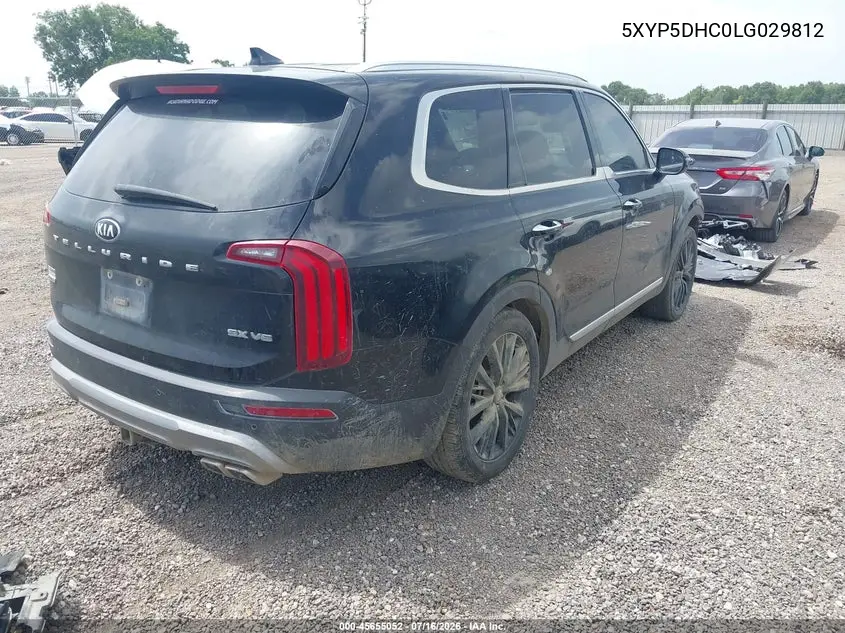 2020 Kia Telluride Sx VIN: 5XYP5DHC0LG029812 Lot: 45655052