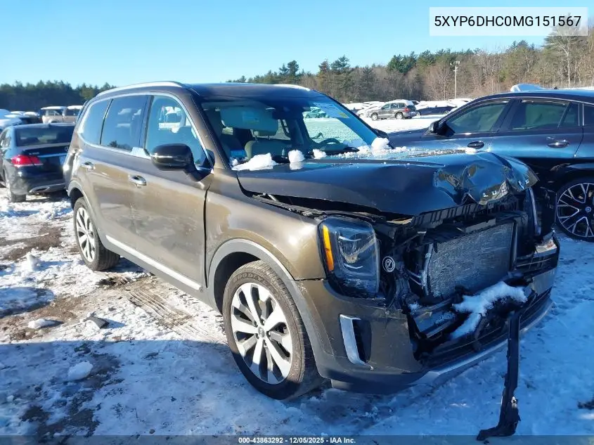 5XYP6DHC0MG151567 2021 Kia Telluride S
