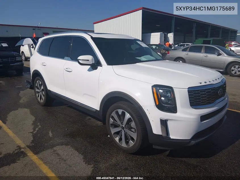 2021 Kia Telluride Ex VIN: 5XYP34HC1MG175689 Lot: 45347841
