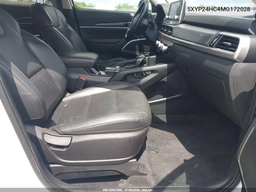 2021 Kia Telluride Lx VIN: 5XYP24HC4MG172028 Lot: 45587666