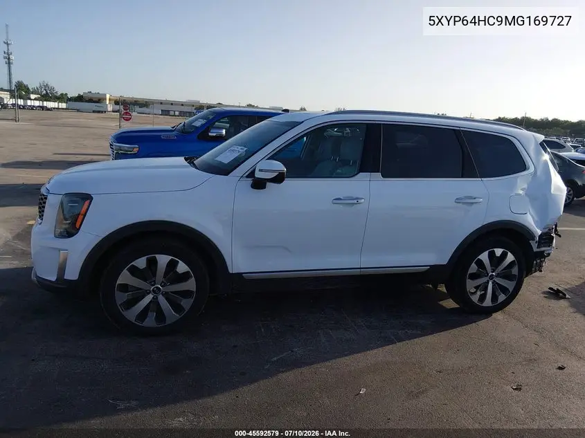 2021 Kia Telluride S VIN: 5XYP64HC9MG169727 Lot: 45592579