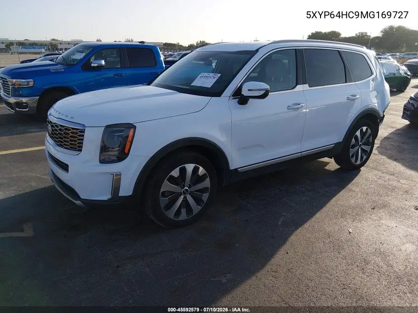 2021 Kia Telluride S VIN: 5XYP64HC9MG169727 Lot: 45592579