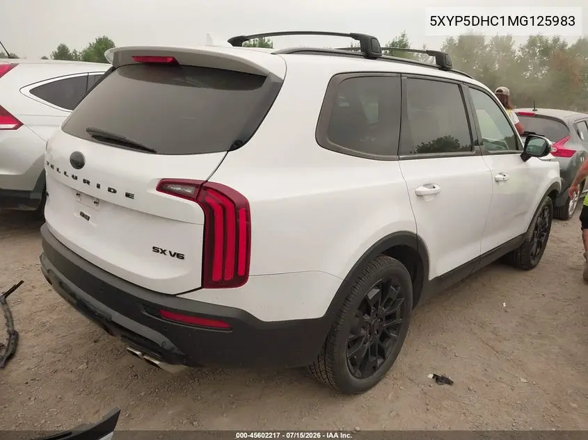2021 Kia Telluride Sx VIN: 5XYP5DHC1MG125983 Lot: 45602217