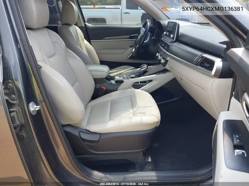 2021 Kia Telluride S VIN: 5XYP64HCXMG136381 Lot: 45623014