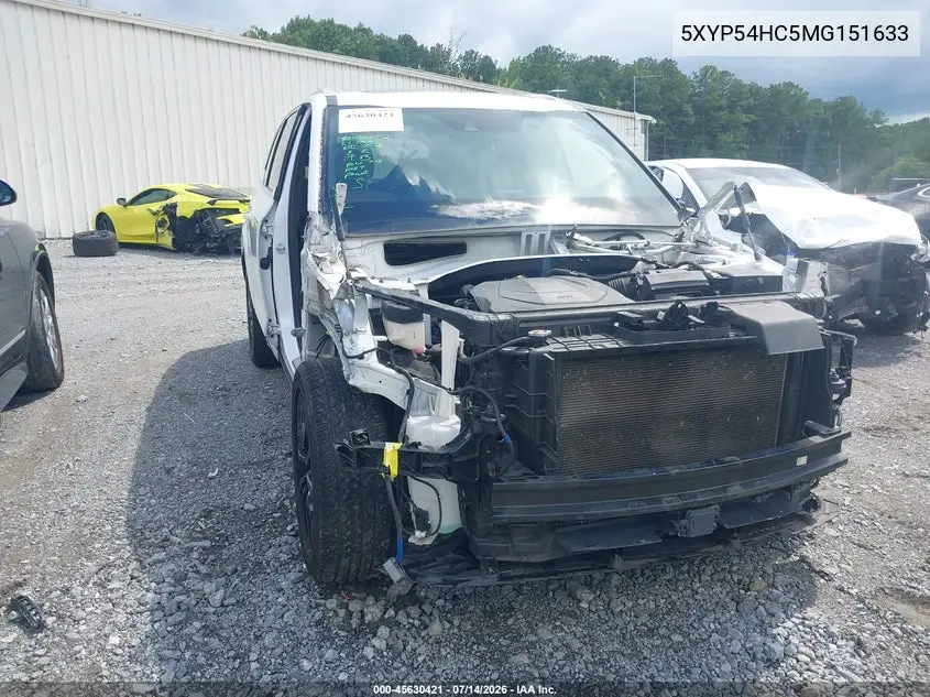 2021 Kia Telluride Sx VIN: 5XYP54HC5MG151633 Lot: 45630421