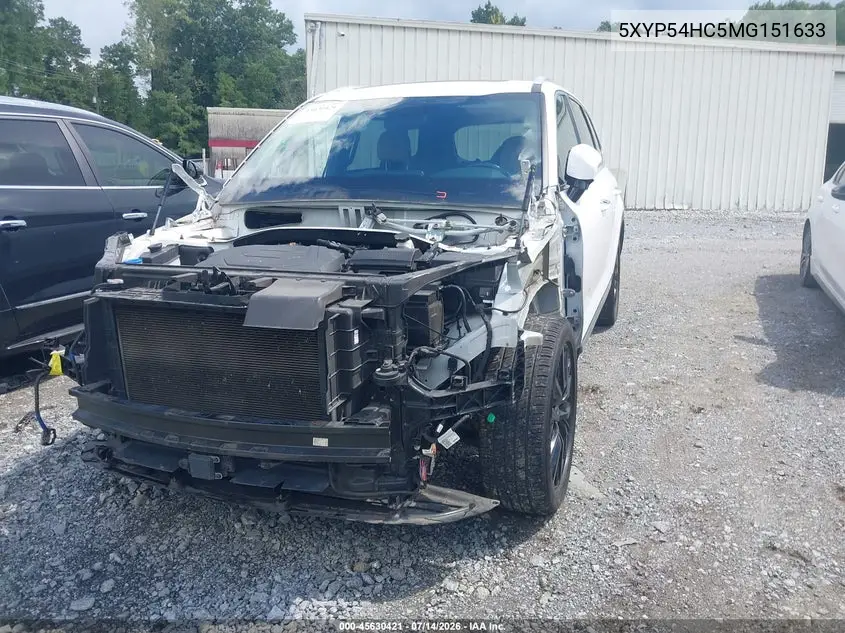 2021 Kia Telluride Sx VIN: 5XYP54HC5MG151633 Lot: 45630421