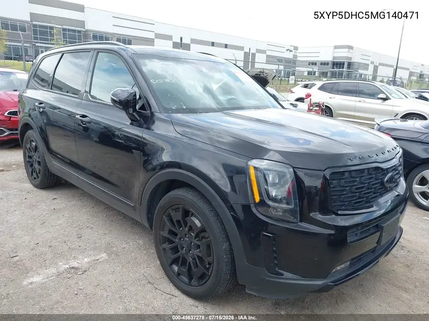 2021 Kia Telluride Sx VIN: 5XYP5DHC5MG140471 Lot: 45637278