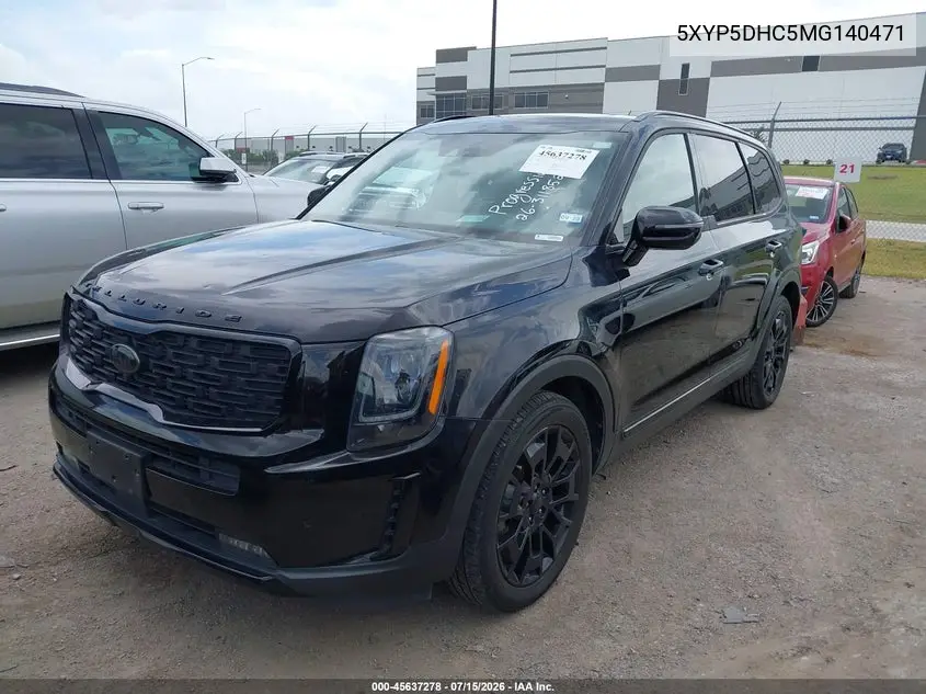 2021 Kia Telluride Sx VIN: 5XYP5DHC5MG140471 Lot: 45637278