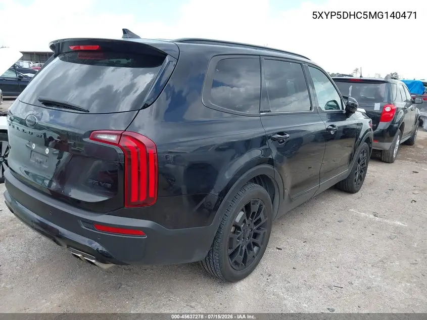 2021 Kia Telluride Sx VIN: 5XYP5DHC5MG140471 Lot: 45637278