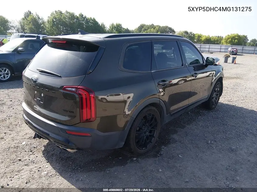 2021 Kia Telluride Sx VIN: 5XYP5DHC4MG131275 Lot: 45668602