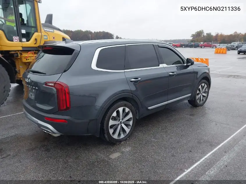 5XYP6DHC6NG211336 2022 Kia Telluride S
