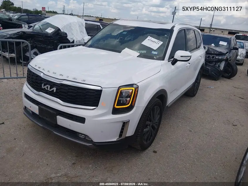 2022 Kia Telluride Sx VIN: 5XYP54HC0NG311127 Lot: 45560523
