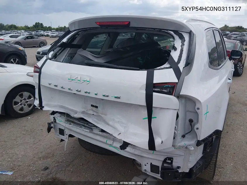 2022 Kia Telluride Sx VIN: 5XYP54HC0NG311127 Lot: 45560523