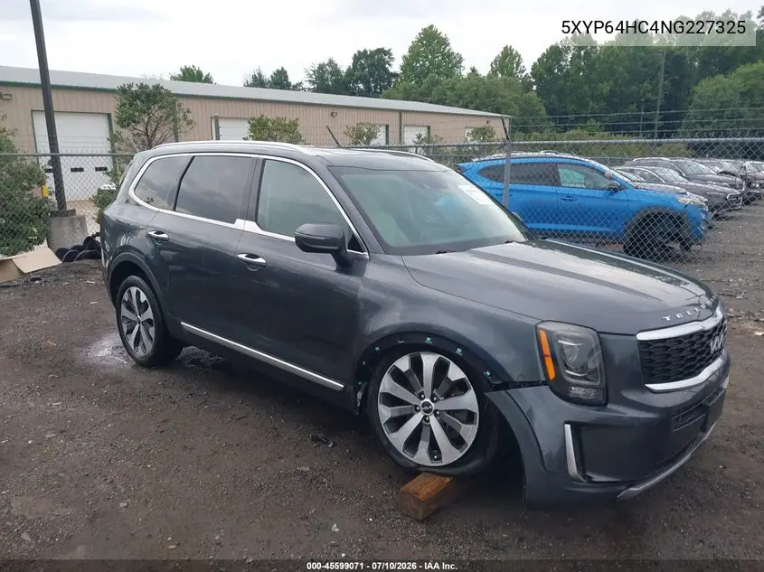 2022 Kia Telluride S VIN: 5XYP64HC4NG227325 Lot: 45599071