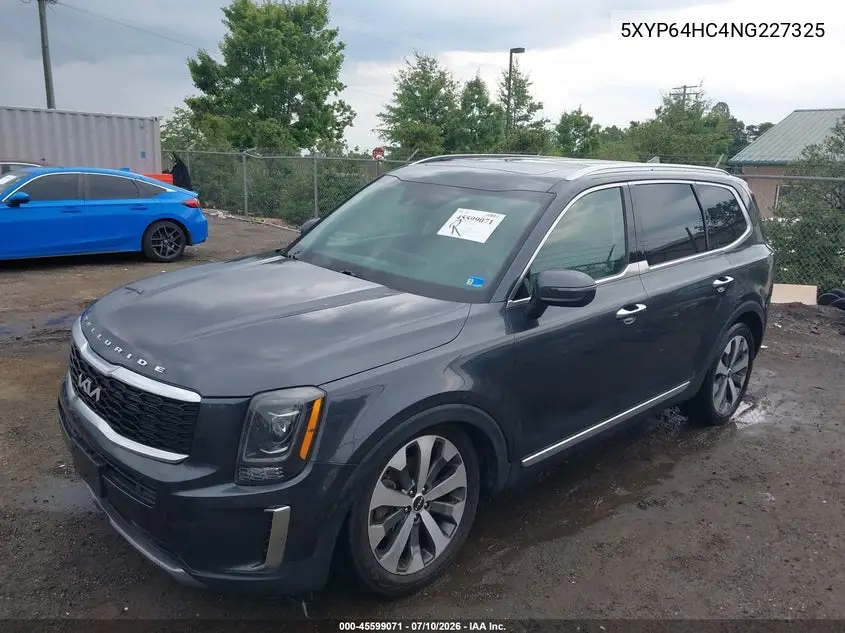2022 Kia Telluride S VIN: 5XYP64HC4NG227325 Lot: 45599071