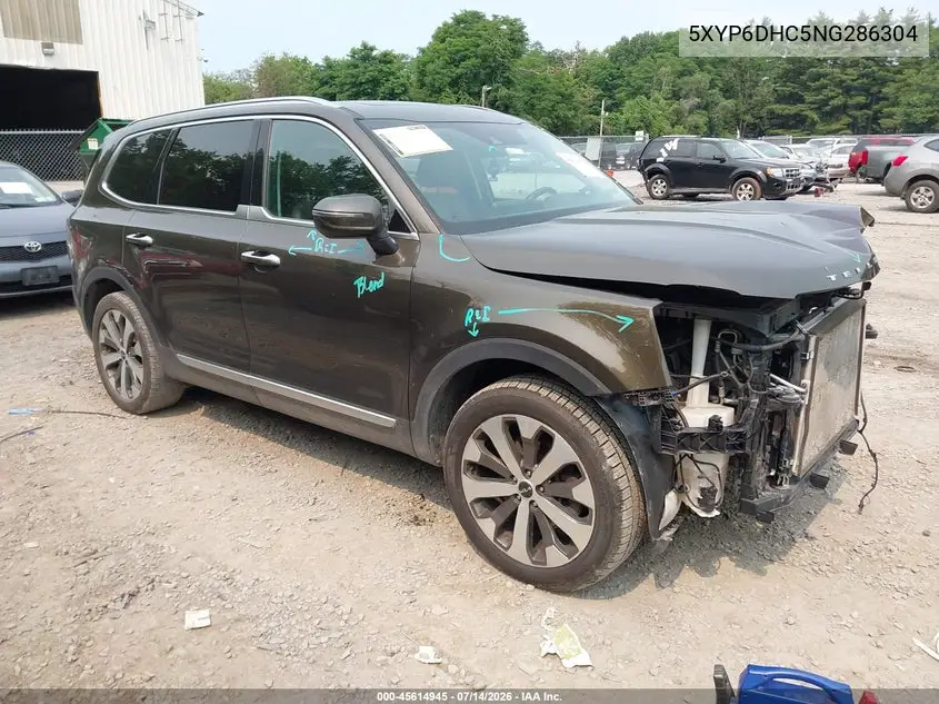 2022 Kia Telluride S VIN: 5XYP6DHC5NG286304 Lot: 45614945