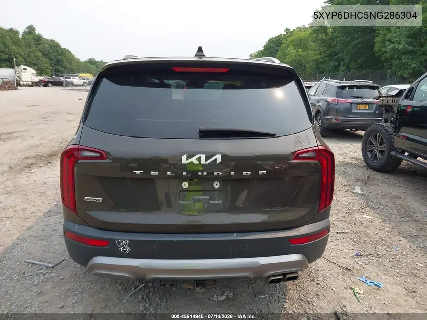 2022 Kia Telluride S VIN: 5XYP6DHC5NG286304 Lot: 45614945