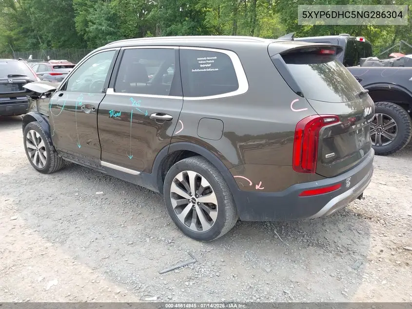 2022 Kia Telluride S VIN: 5XYP6DHC5NG286304 Lot: 45614945