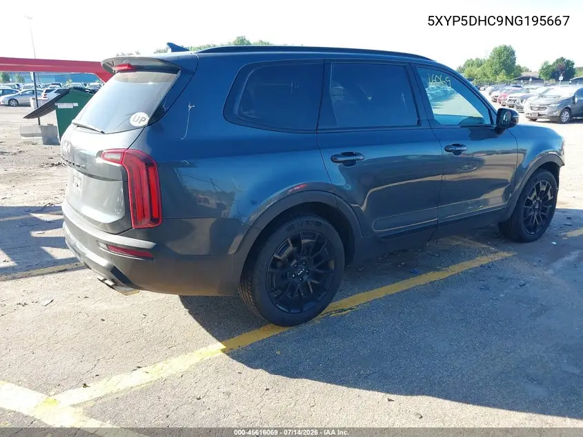 2022 Kia Telluride Sx VIN: 5XYP5DHC9NG195667 Lot: 45616069