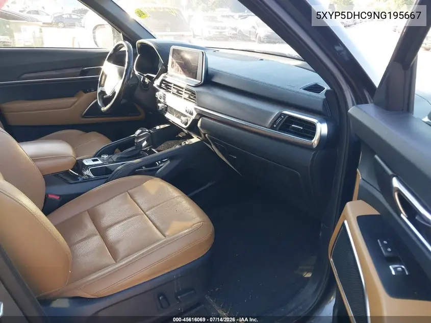 2022 Kia Telluride Sx VIN: 5XYP5DHC9NG195667 Lot: 45616069