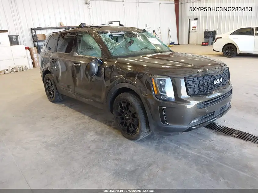 2022 Kia Telluride Sx VIN: 5XYP5DHC3NG283453 Lot: 45661519