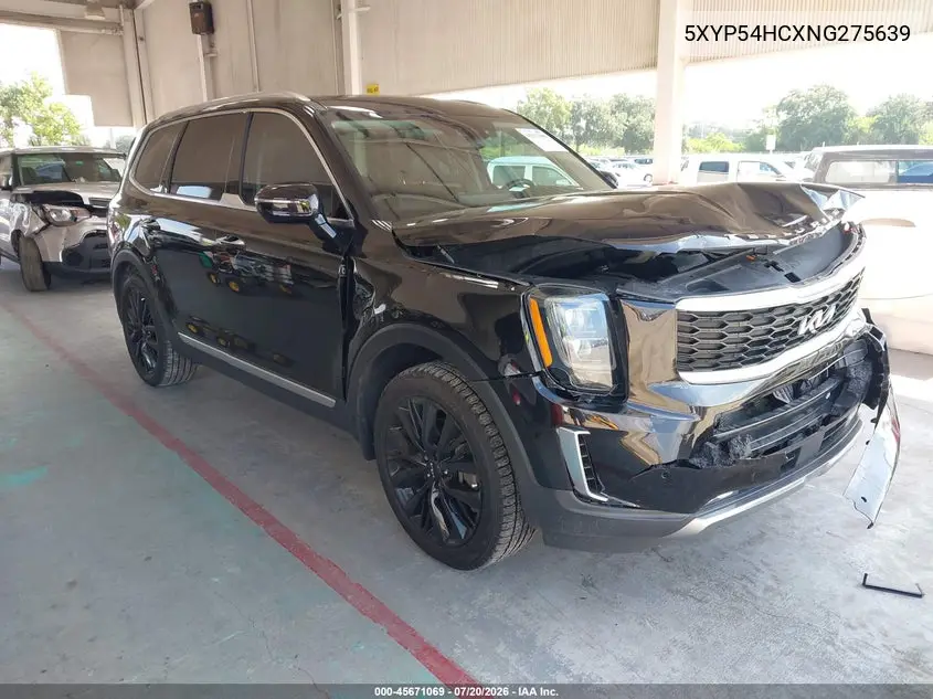 2022 Kia Telluride Sx VIN: 5XYP54HCXNG275639 Lot: 45671069