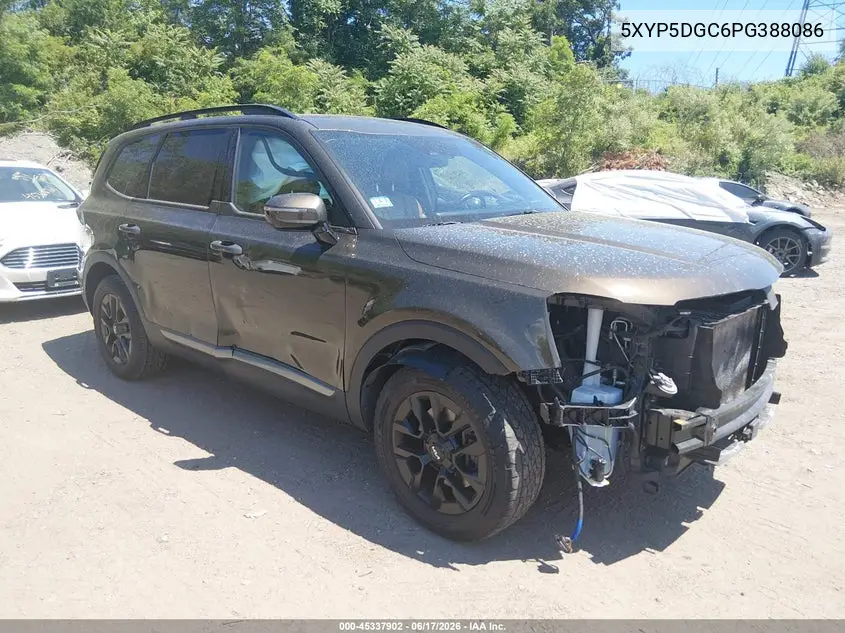 2023 Kia Telluride Sx Prestige X-Pro VIN: 5XYP5DGC6PG388086 Lot: 45337902