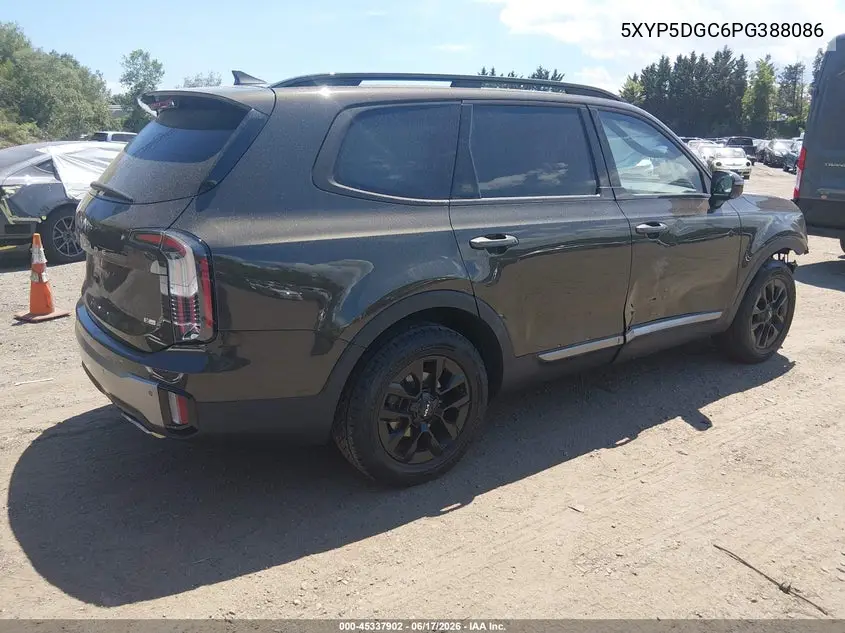 2023 Kia Telluride Sx Prestige X-Pro VIN: 5XYP5DGC6PG388086 Lot: 45337902