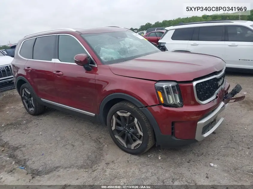 2023 Kia Telluride Ex VIN: 5XYP34GC8PG341969 Lot: 45583940