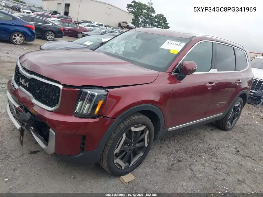 2023 Kia Telluride Ex VIN: 5XYP34GC8PG341969 Lot: 45583940