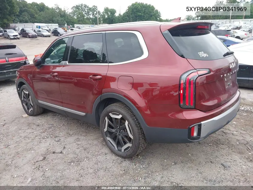 2023 Kia Telluride Ex VIN: 5XYP34GC8PG341969 Lot: 45583940