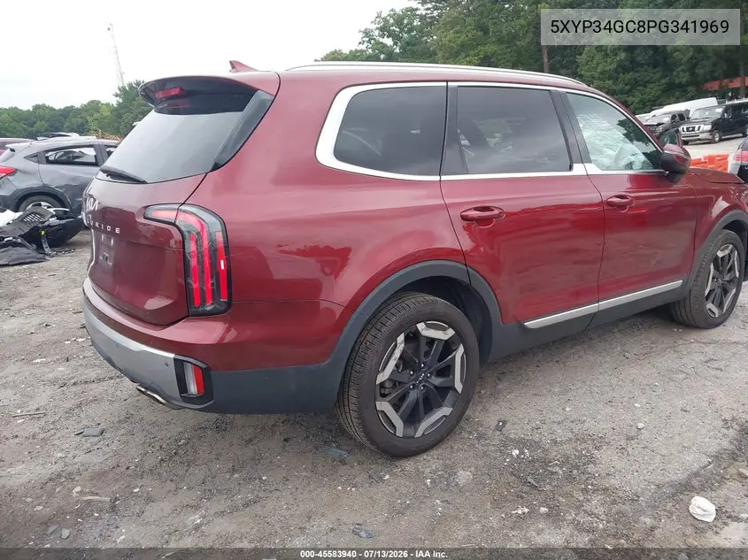 2023 Kia Telluride Ex VIN: 5XYP34GC8PG341969 Lot: 45583940