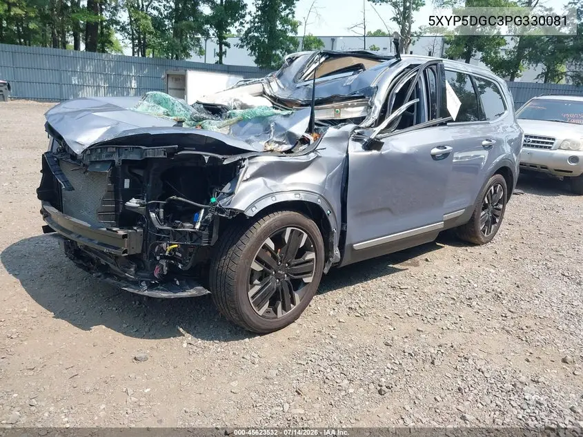 2023 Kia Telluride Sx Prestige VIN: 5XYP5DGC3PG330081 Lot: 45623532